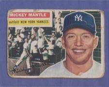 1956 Topps Mickey Mantle #135 card