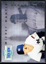 1993 Upper Deck Then & Now Mickey Mantle #TN17 card