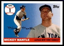 2006 Topps Mantle Home Run History Mickey Mantle #MHR1 card