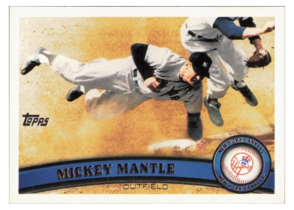 2012 Topps Mickey Mantle #7 card