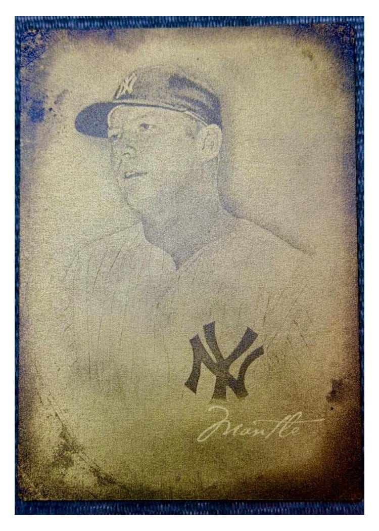 Mickey Mantle 2025 Topps Allen & Ginter Daguerreotype Variations card