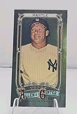Mickey Mantle 2025 Topps Allen & Ginter Mini Chrome card