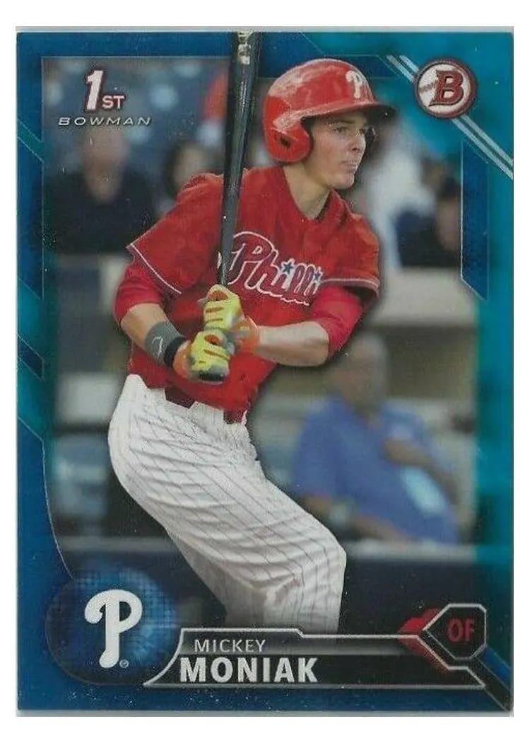 2016 Bowman Draft Mickey Moniak #BD-1 card