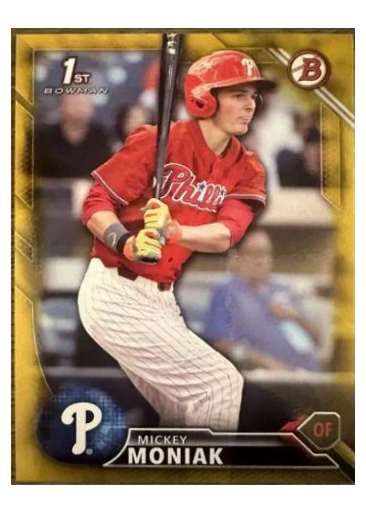 2016 Bowman Draft Mickey Moniak #BD-1 card