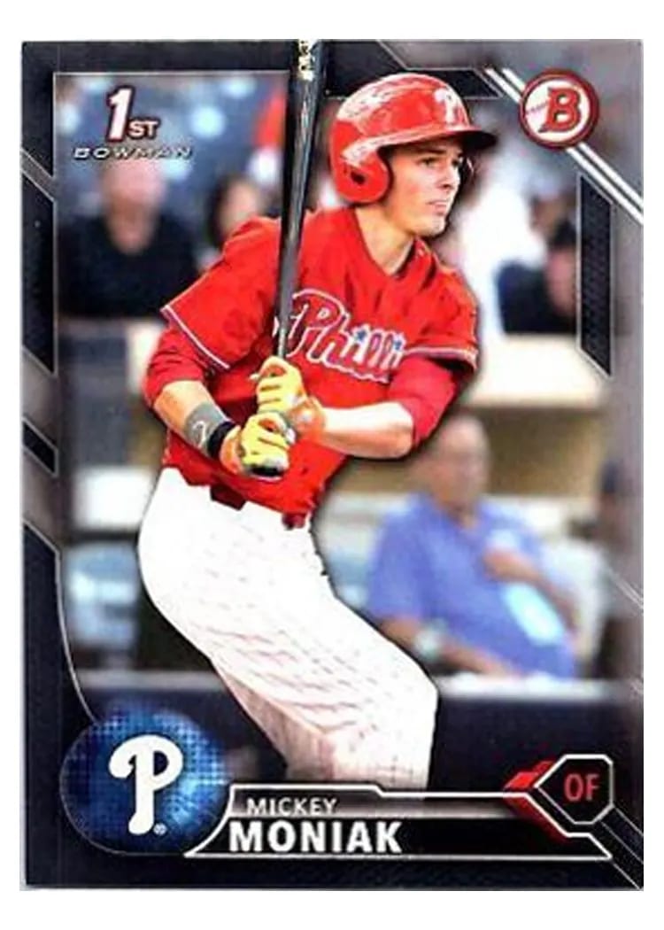2016 Bowman Draft Mickey Moniak #BD-1 card