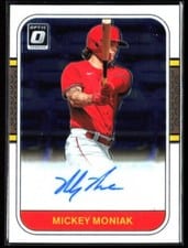 2021 Donruss Optic Retro 1987 Signatures Mickey Moniak #RS87-MM card