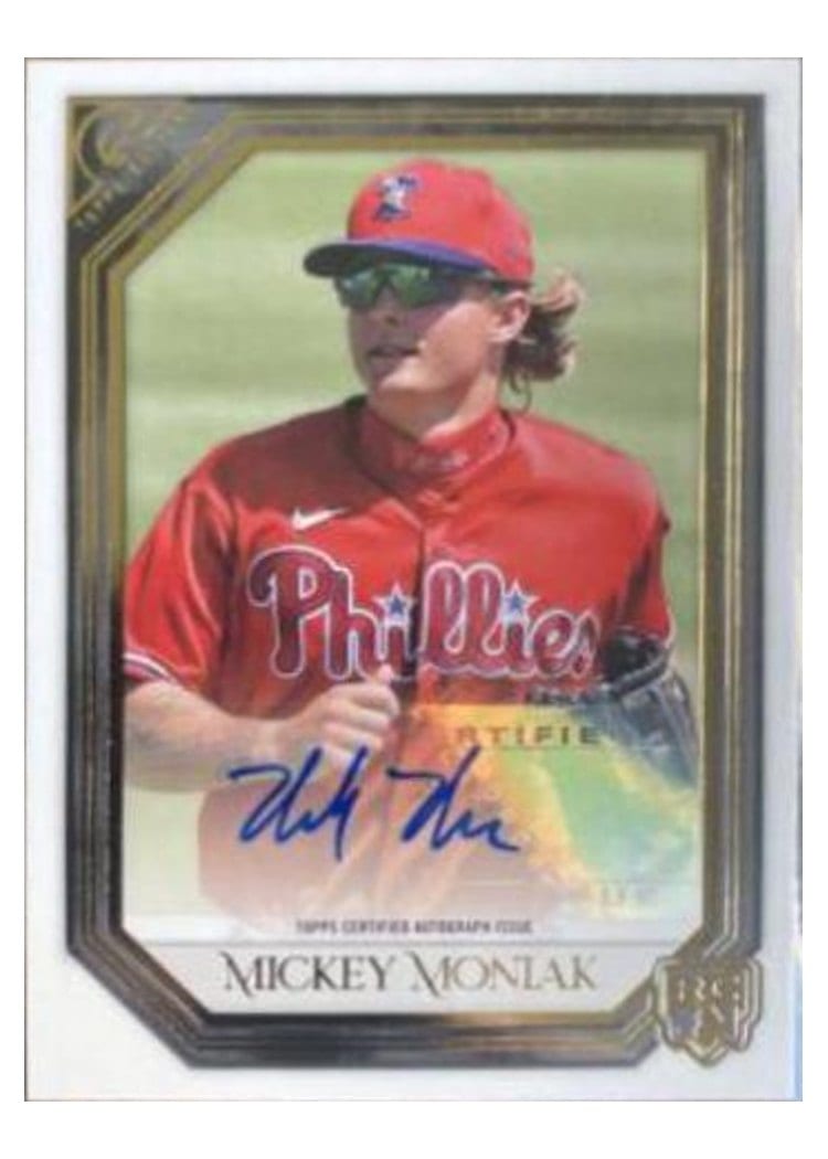 2021 Topps Gallery Rookie Autographs Mickey Moniak #RA-MM card