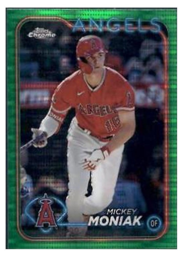 2024 Topps Chrome Base Set Mickey Moniak #51 card