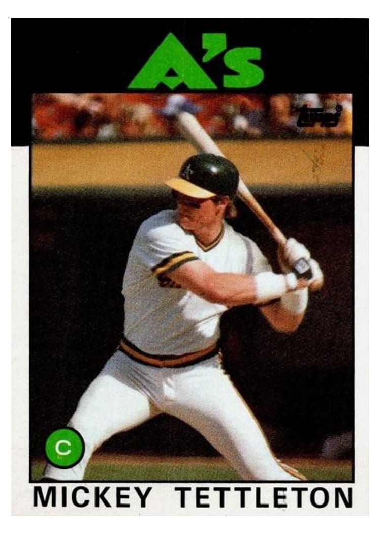 1986 Topps Mickey Tettleton #457 card