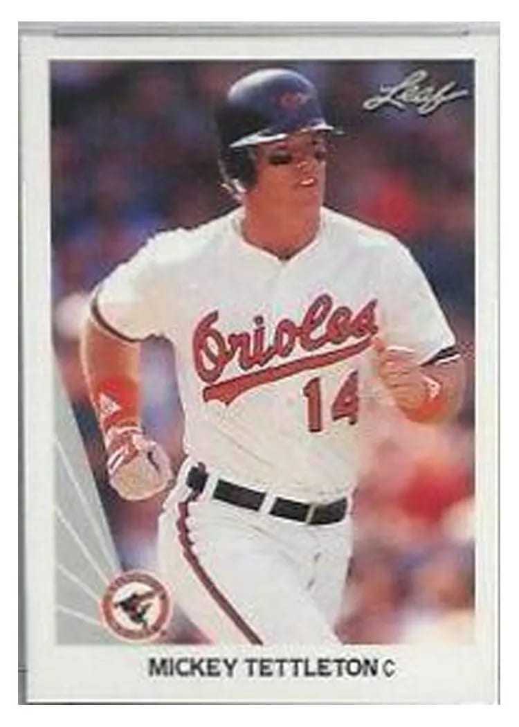 1990 Leaf Mickey Tettleton #65 card