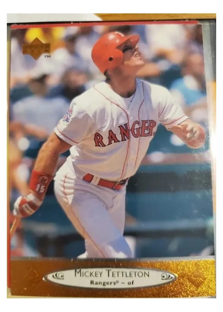 1996 Upper Deck Mickey Tettleton #465 card