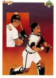1990 Upper Deck Base Set Mickey Tettleton / Baltimore Orioles #60 card