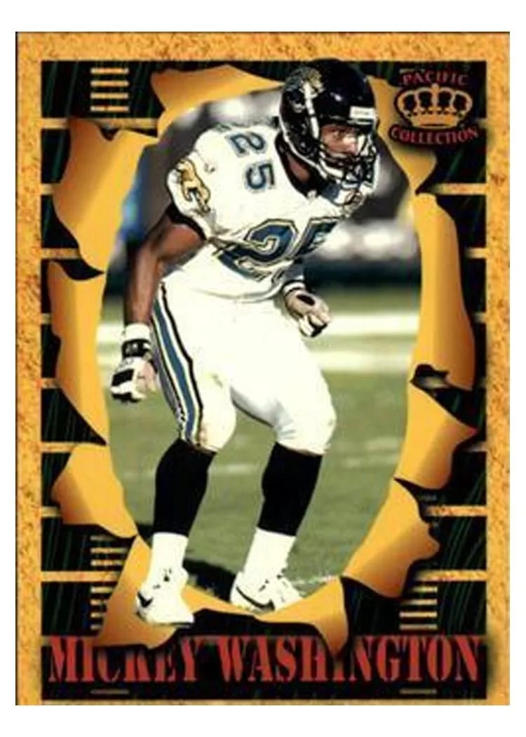 1996 Pacific Invincible Smash Mouth Mickey Washington #SM82 card