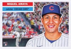 2023 Topps Archives Base Set Miguel Amaya #38 card