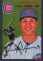 2023 Topps Chrome Platinum Anniversary Base Set Miguel Amaya #85 card