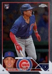 2023 Topps Chrome Update Base Set Miguel Amaya #USC164 card