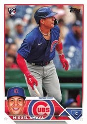 2023 Topps Update Base Set Miguel Amaya #US60 card