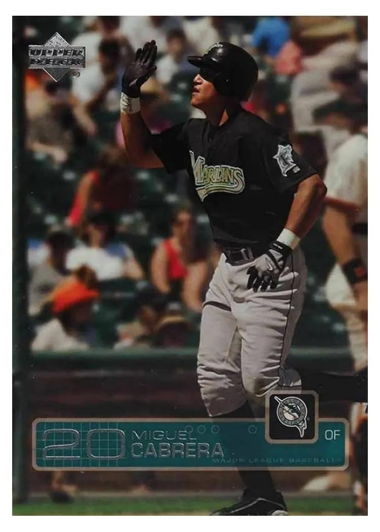 2003 Upper Deck Miguel Cabrera #587 card
