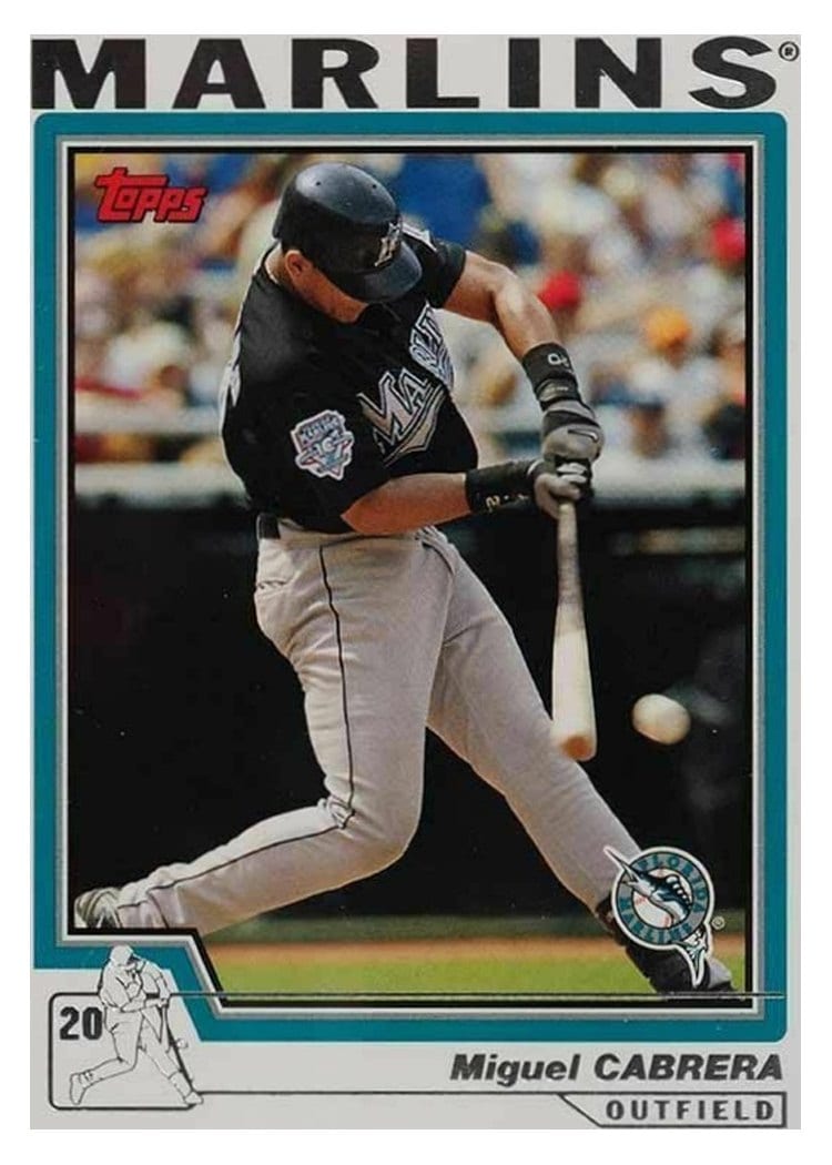 2004 Topps Base Set Miguel Cabrera #575 card