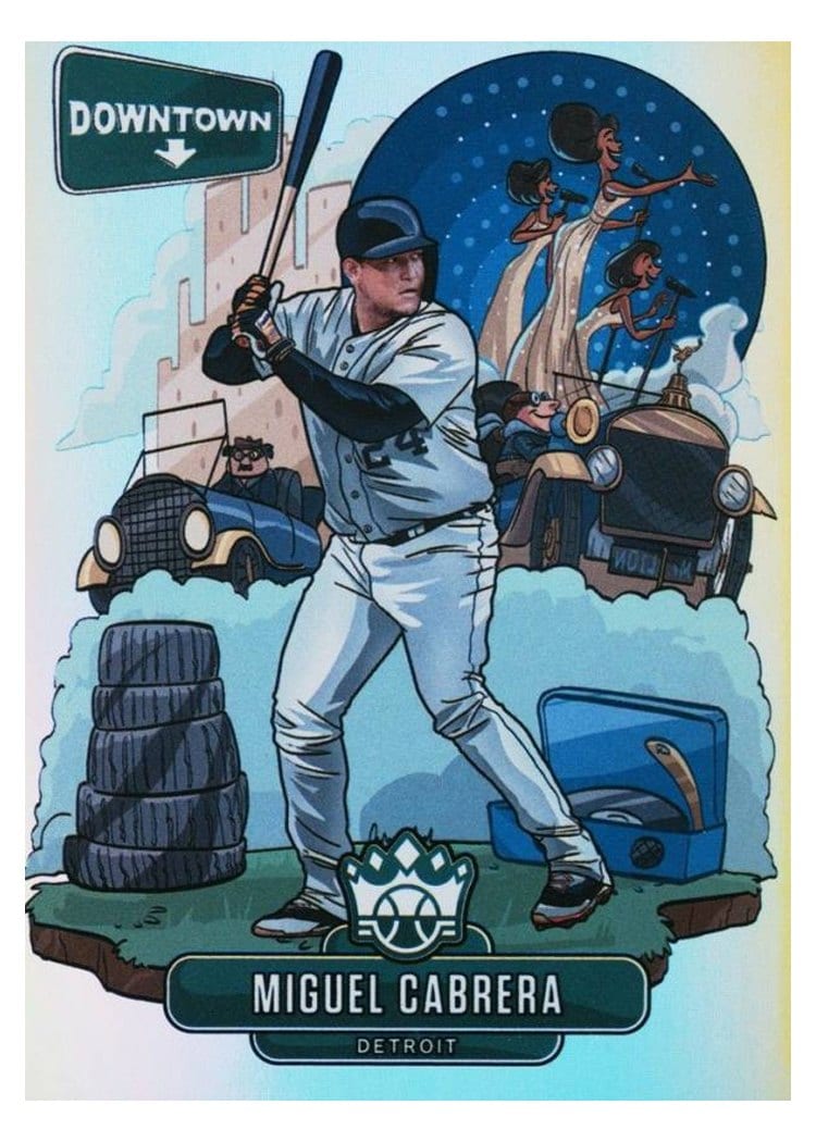 2021 Panini Diamond Kings Downtown Miguel Cabrera #D-19 card