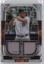 2022 Topps Tribute Dual Relics Miguel Cabrera #DR-MC card