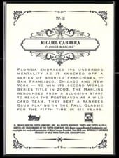 2025 Topps Allen & Ginter Sweet Victory Miguel Cabrera #SV-18