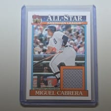 2026 Topps 1991 Topps Relics Miguel Cabrera #91R-MC card