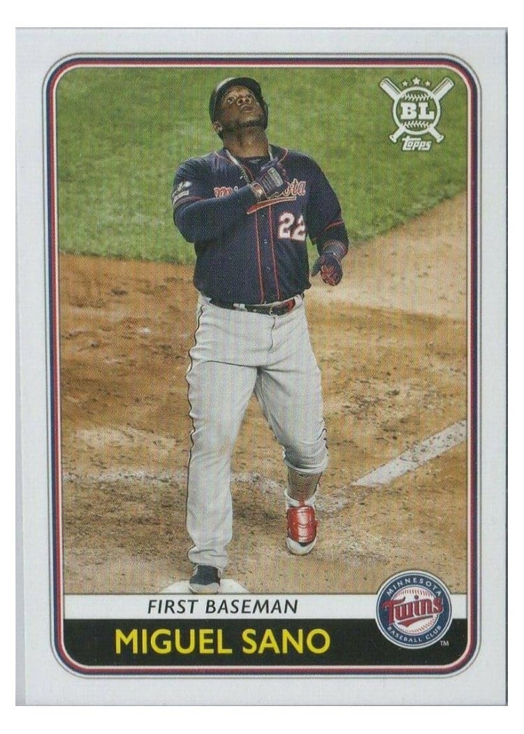 2020 Topps Big League Base Set Miguel Sano #15 card