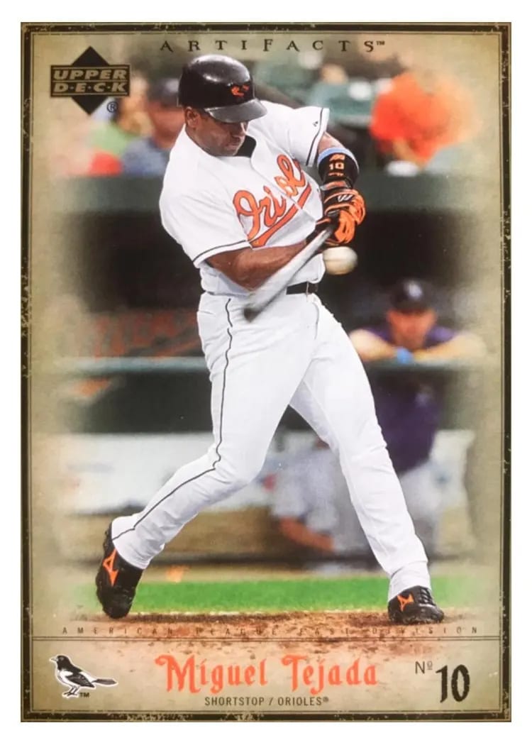 2006 Upper Deck Artifacts Miguel Tejada #9 card