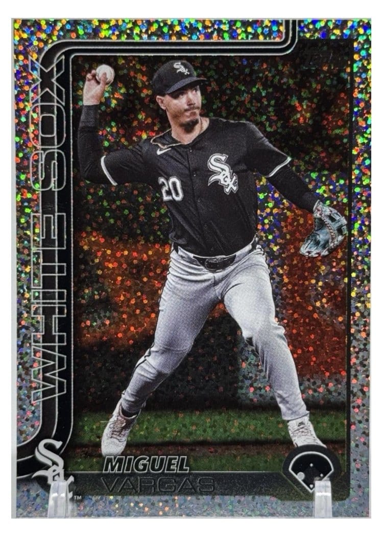2025 Topps Base Set Miguel Vargas Confetti #190 card