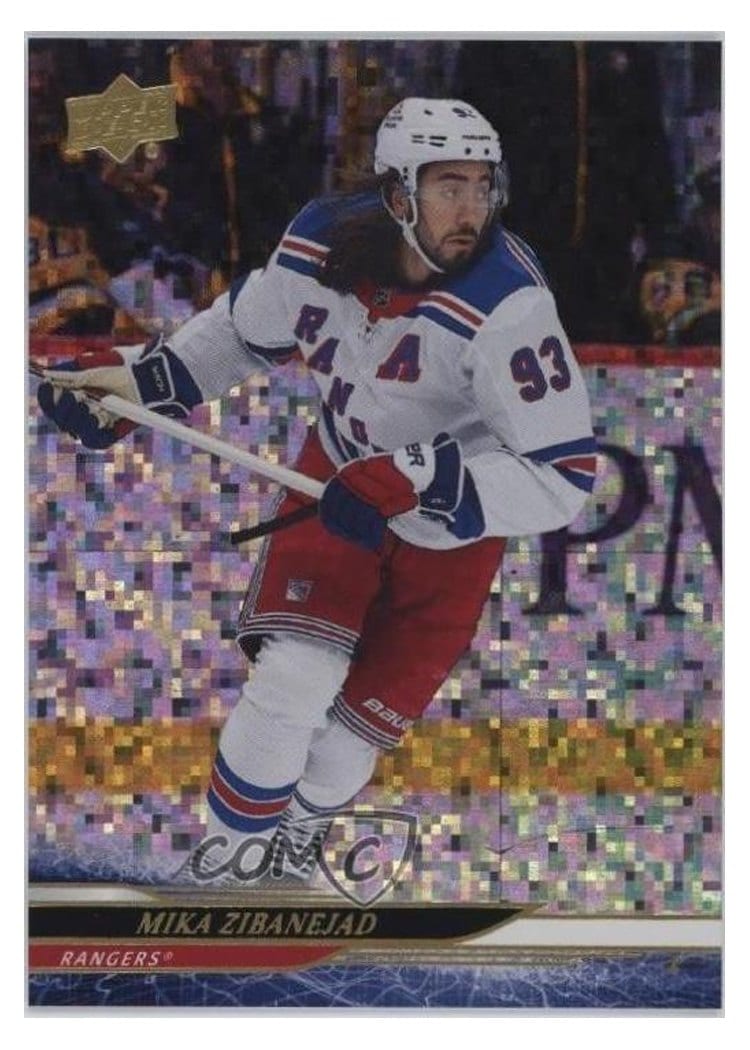 2024-25 Upper Deck Base Set Mika Zibanejad #587 card