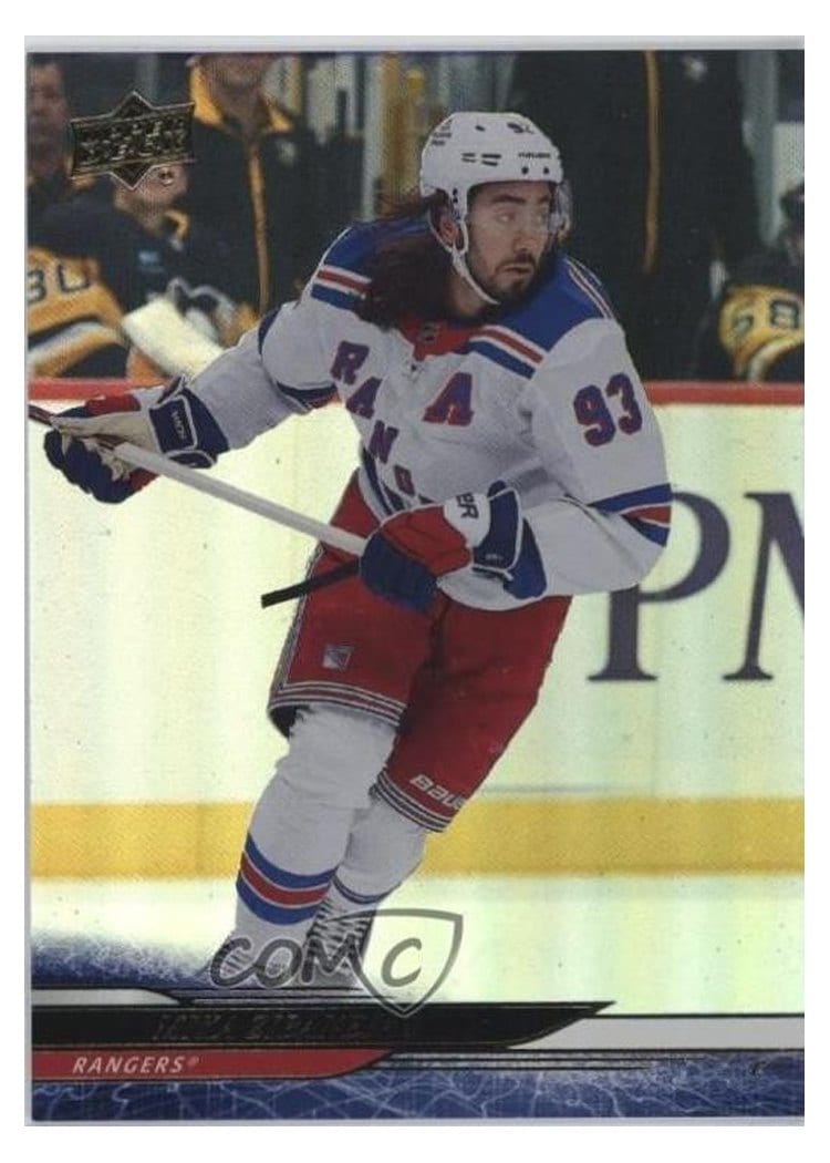 2024-25 Upper Deck Base Set Mika Zibanejad #587 card