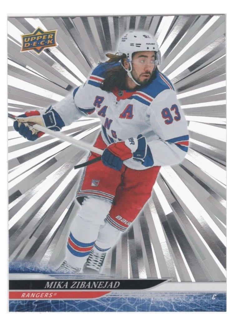2024-25 Upper Deck Base Set Mika Zibanejad #587 card