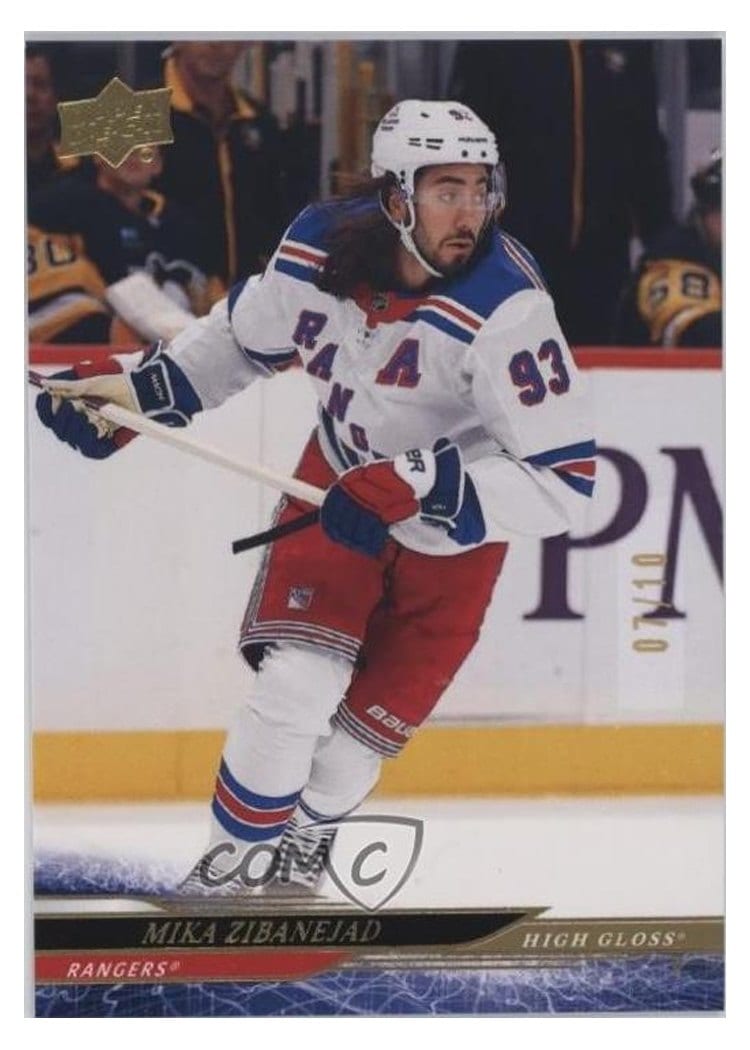 2024-25 Upper Deck Base Set Mika Zibanejad #587 card