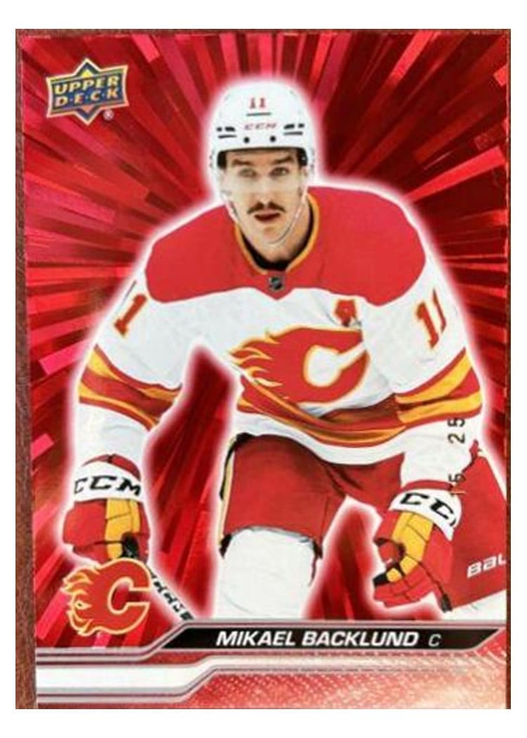 2023-24 Upper Deck Base Set Mikael Backlund #27 card