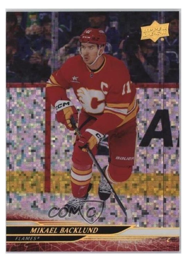 2024-25 Upper Deck Base Set Mikael Backlund #516 card