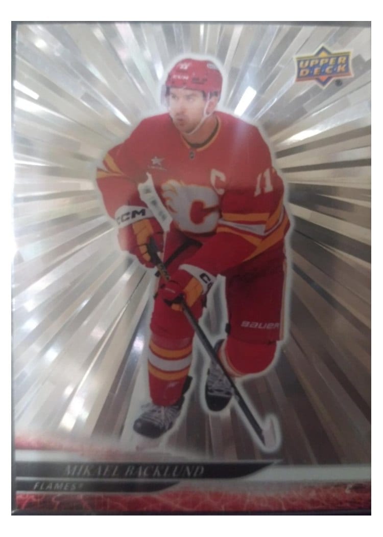 2024-25 Upper Deck Base Set Mikael Backlund #516 card