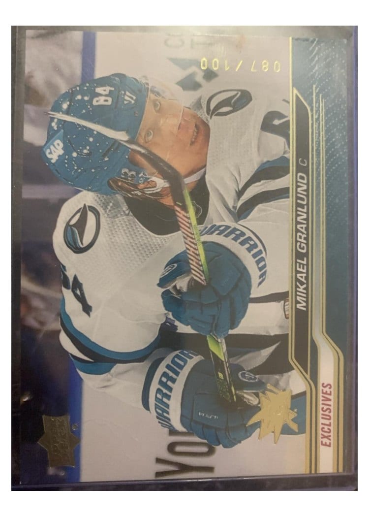 2023-24 Upper Deck Base Set Mikael Granlund #615 card