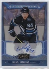 2024-25 O-Pee-Chee Platinum Blue Rainbow Autographs Mikael Granlund #BA-MG