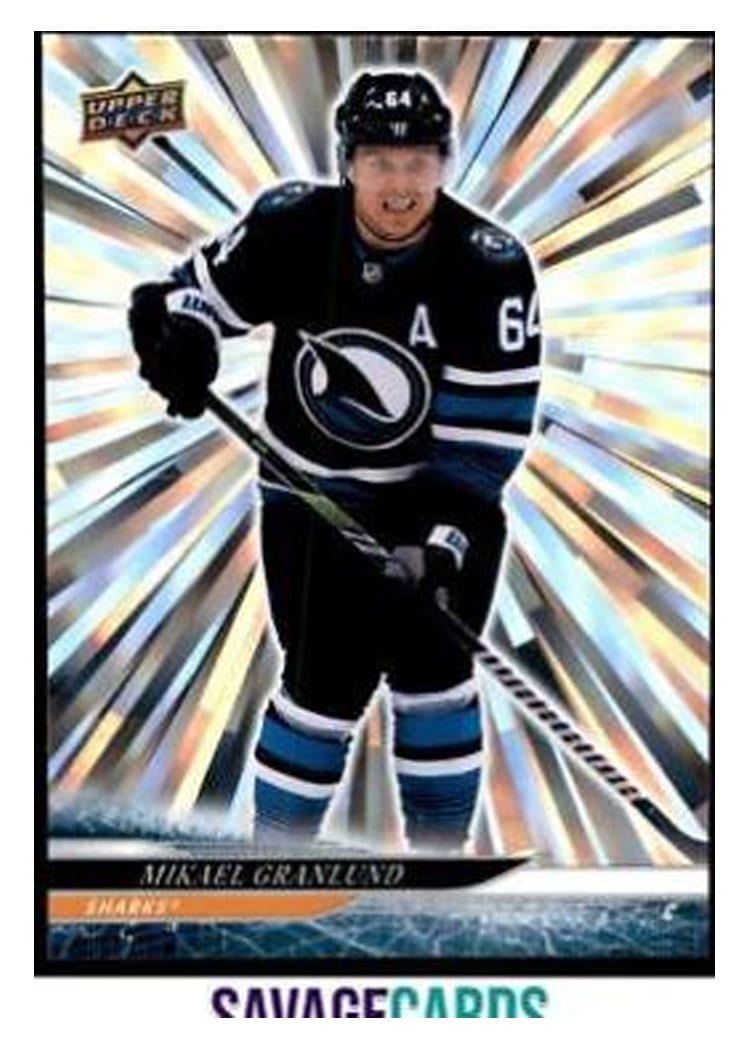 2024-25 Upper Deck Base Set Mikael Granlund Outburst Silver #147 card