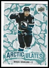 2024-25 Upper Deck Ice Arcticulates Mikael Granlund #AT-25 card