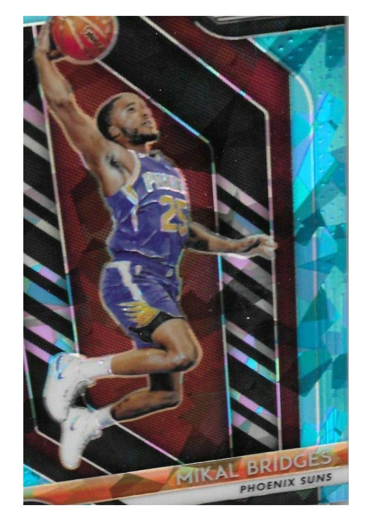 2018-19 Panini Prizm Base Set Mikal Bridges #289 card