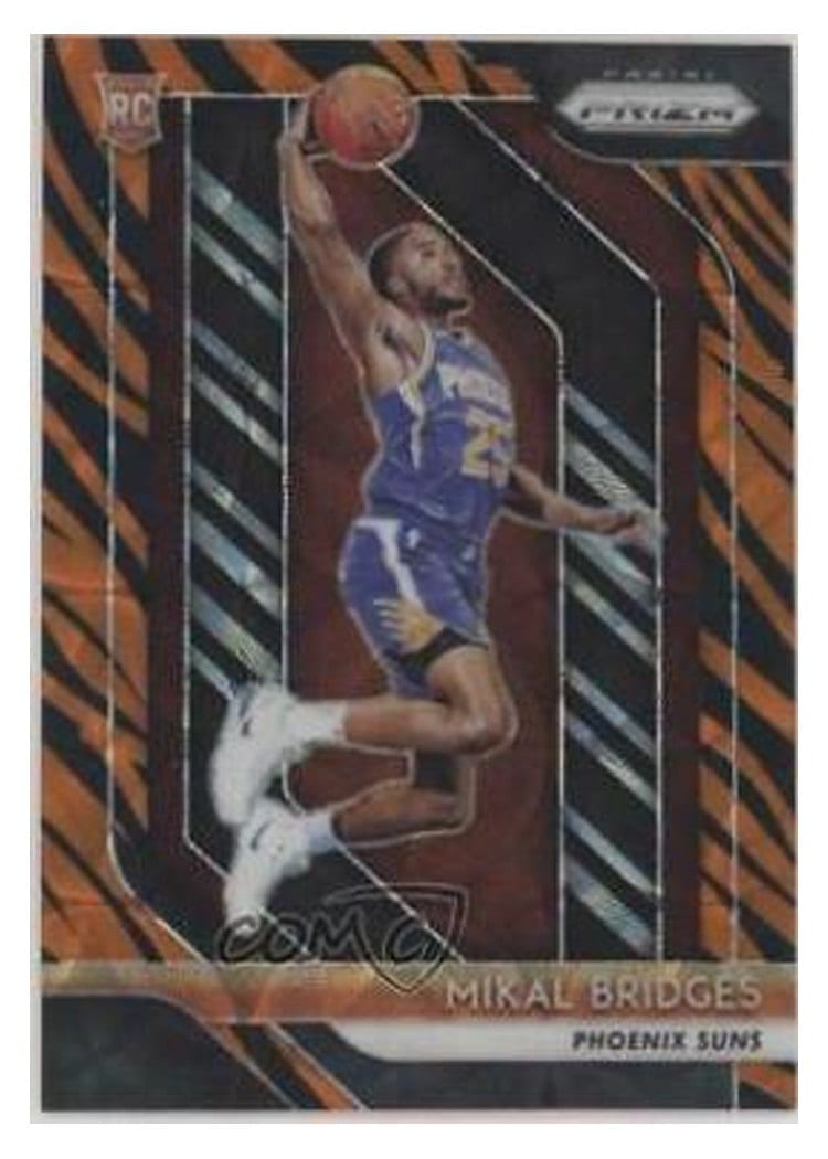 2018-19 Panini Prizm Base Set Mikal Bridges #289 card