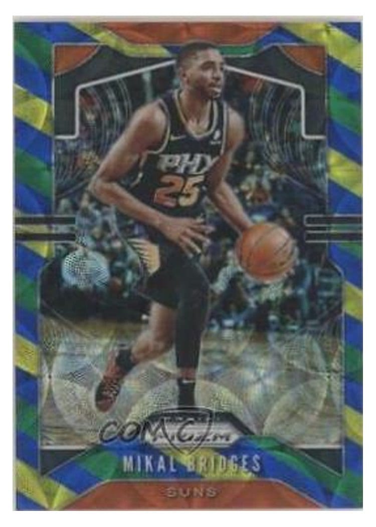2019-20 Panini Prizm Base Set Mikal Bridges #99 card
