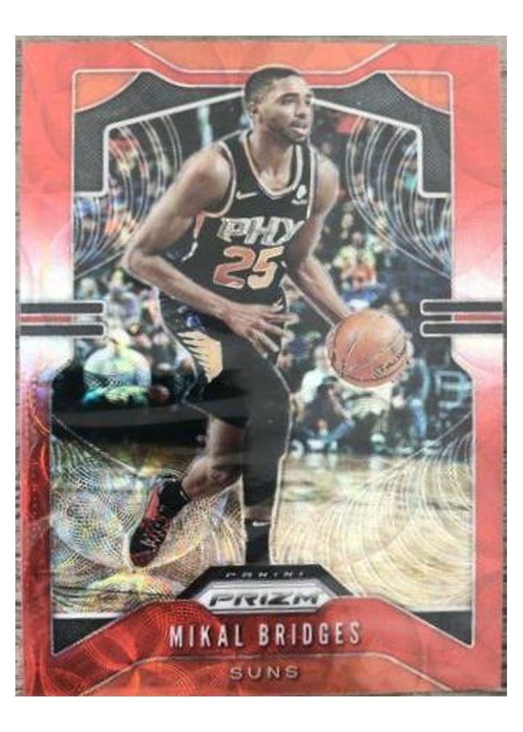 2019-20 Panini Prizm Base Set Mikal Bridges #99 card