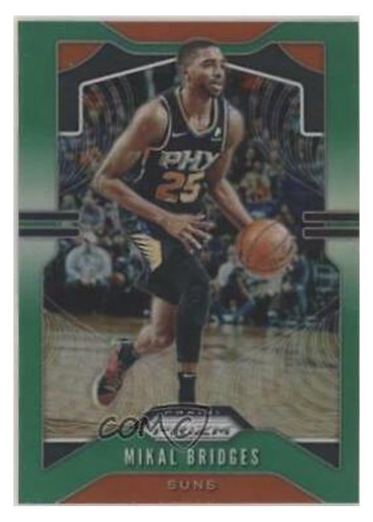 2019-20 Panini Prizm Base Set Mikal Bridges #99 card