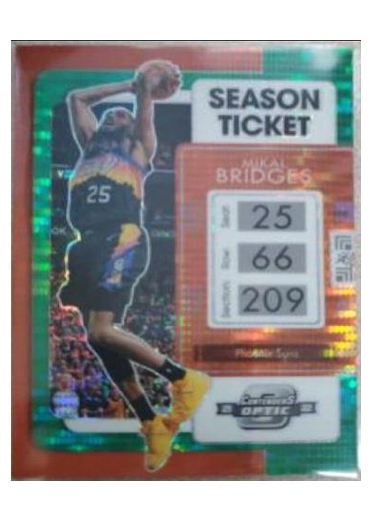 2019-20 Panini Prizm Base Set Mikal Bridges #99 card