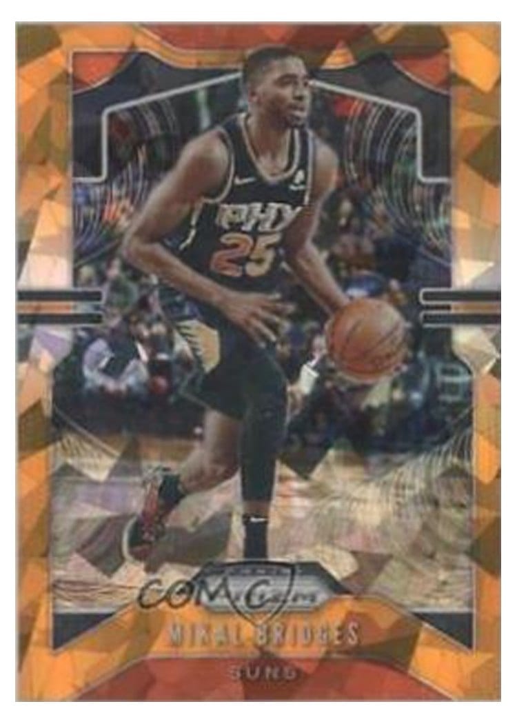 2019-20 Panini Prizm Base Set Mikal Bridges #99 card