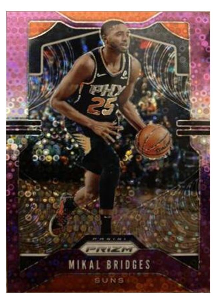2019-20 Panini Prizm Base Set Mikal Bridges #99 card