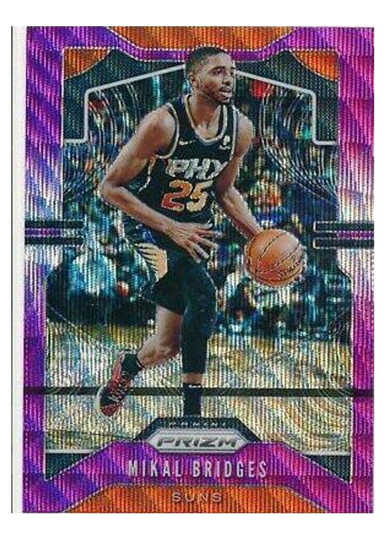 2019-20 Panini Prizm Base Set Mikal Bridges #99 card